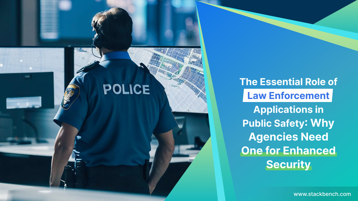 StackBench infographic on improving community safety through mobile apps