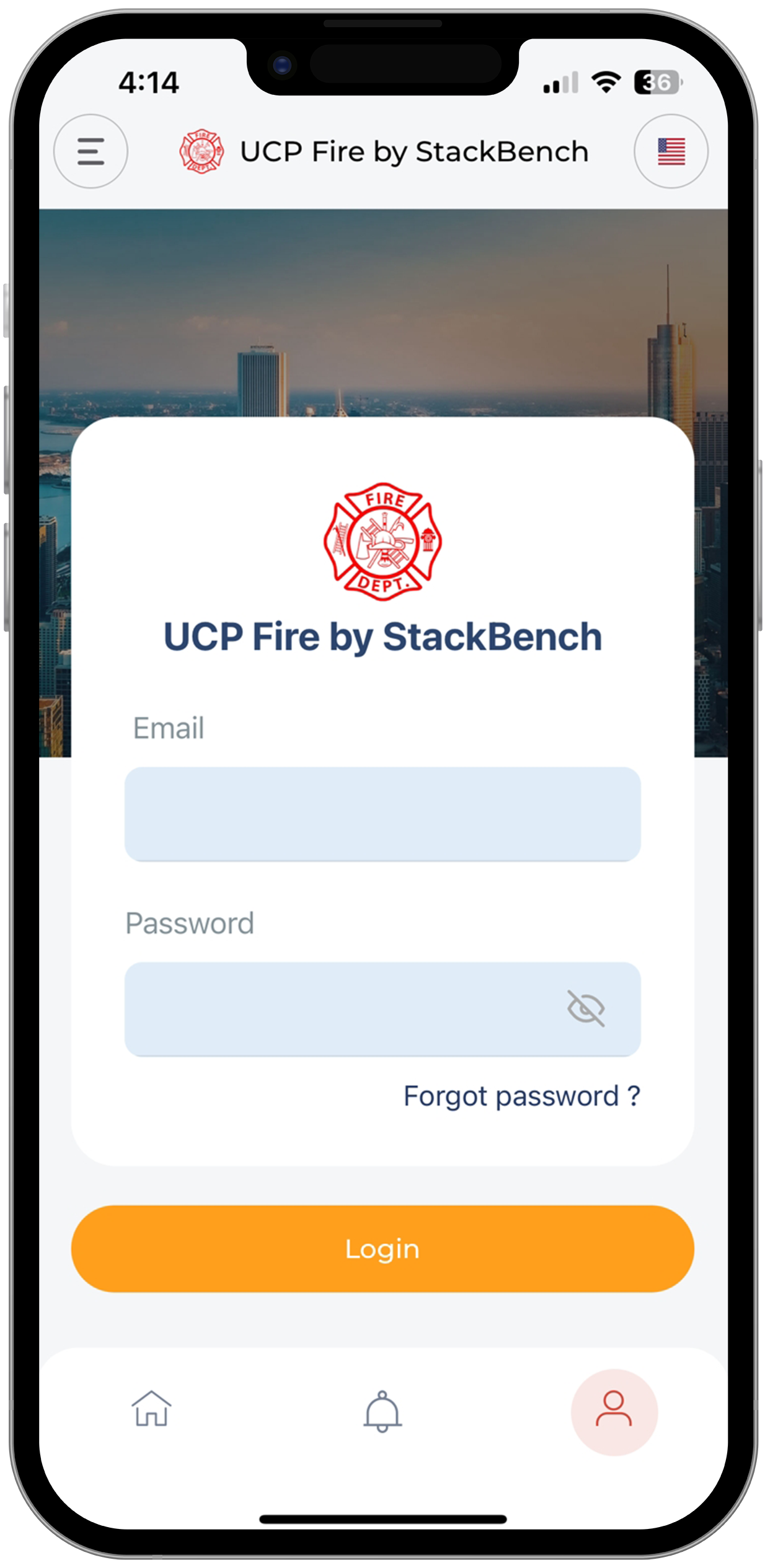 UCP Fire App Login